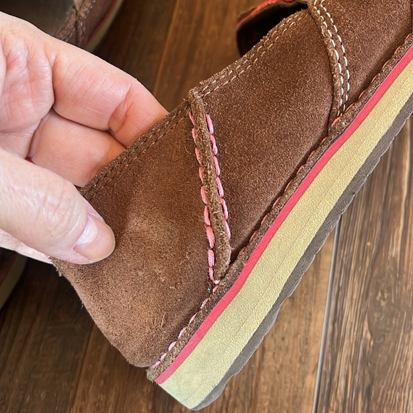 Ariat Women’s 7 Cruiser Brown Leather Sarape Southwestern Boho Moccasins - Picture 10 of 10